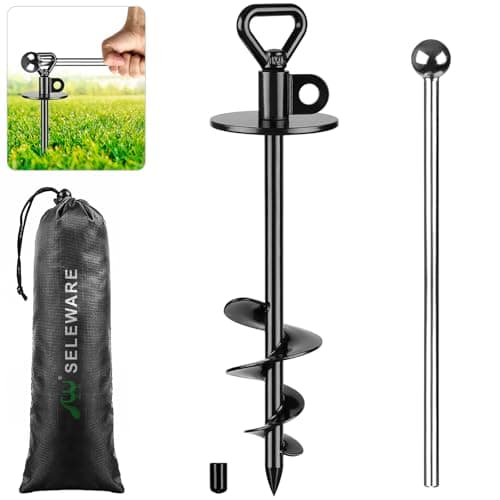 SELEWARE SELEWARE 360-degree Swivel Dog Ground Anchor