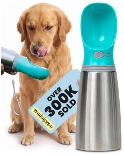 MalsiPree MalsiPree Insulated Dog Water Bottle (24 oz)
