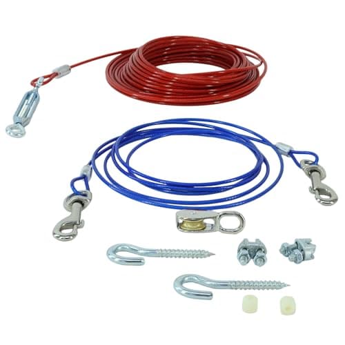 Coastal Pet Coastal Pet Titan Aerial Dog Run, 50 ft
