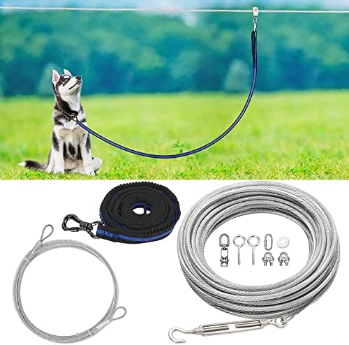 XiaZ XiaZ Dog Trolley Runner Cable, 100 ft