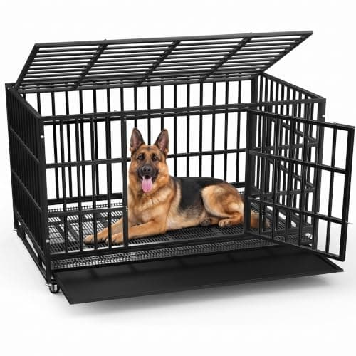 LEMBERI LEMBERI 48-Inch Heavy Duty Dog Crate