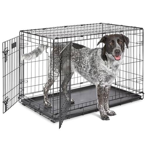 MidWest Homes for Pets MidWest iCrate Double Door Folding Dog Crate