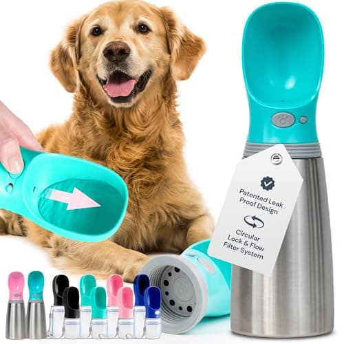 MalsiPree Insulated Dog Water Bottle (24 oz)