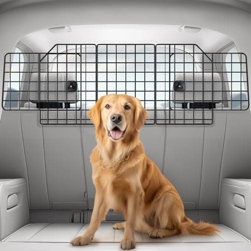 rabbitgoo rabbitgoo Heavy-Duty Steel Wire Dog Car Barrier