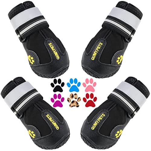 QUMY QUMY Waterproof Dog Boots